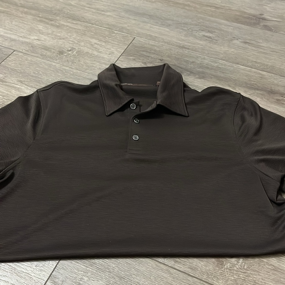 Men’s medium Perry Ellis Brown Polo